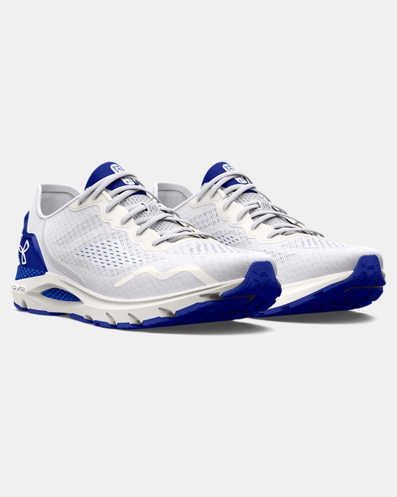 Men's UA HOVR™ Sonic 6 Running Shoes, White, pdpMainDesktop image number 3
